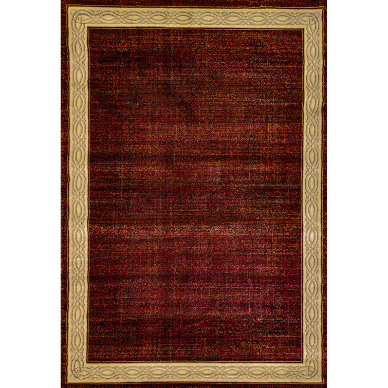 Charlton Home® Mishawaka Red Area Rug & Reviews Wayfair